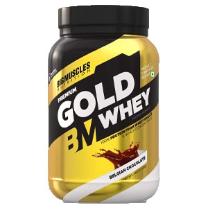 Bigmuscles Nutrition Premium Gold Belgian Chocolate Whey Protein