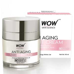 Wow Anti-Aging No Parabens & Mineral Oil Night Cream